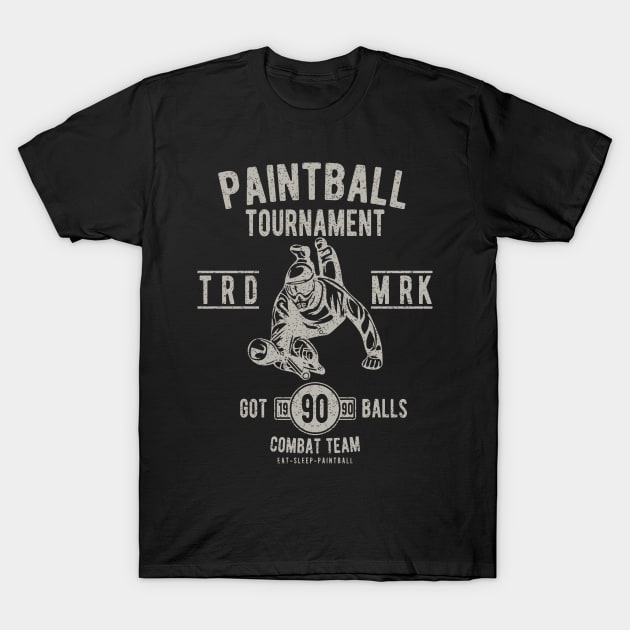 Paintball Tournament T-Shirt by JakeRhodes